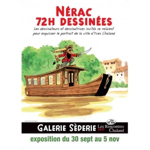 Affiche Expo2017 72hDESSINEES Rencontres Chaland 2017
