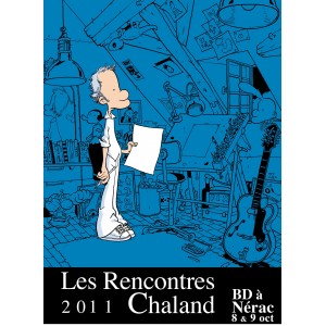 Sérigraphie Rencontres Chaland 2011 par ZEP
